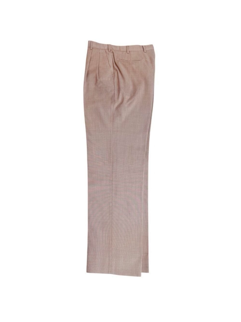 Zanella Platinum Trousers Tan Wool Size 34 - Picture 11 of 11